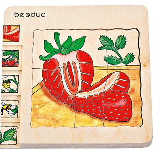 Παιδικό Puzzle Beleduc Φράουλα 9 Κομμάτια