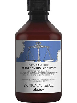 Davines Natural Tech Rebalancing Σαμπουάν για Όγκο & Επανόρθωση για Λιπαρά Μαλλιά 250ml
