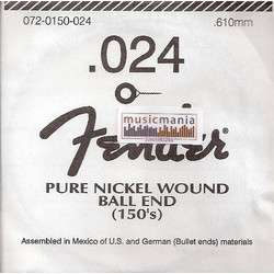 Fender Χορδή Ηλεκτρικής Κιθάρας Nickel Plated Steel 24V"