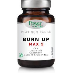 Power Health Platinum Range Burn Up Max 5 Συμπλήρωμα Διατροφής 60 Κάψουλες