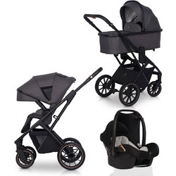Cavoe Shine Καρότσι Μωρού 3 σε 1 French Grey