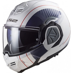 LS2 FF906 Advant Cooper White / Blue Κράνος Μηχανής Crossover / Modular 1650gr