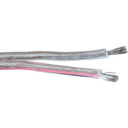 Καλώδιο μεγαφωνικό (ηχείων) 2x1.50mm διάφανο με μόνωση TCCA - 9-52150