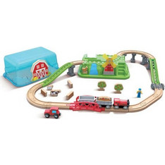 Hape Σιδηρόδρομος Countryside Bucket Set E3772