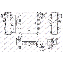 Ψυγειο Intercooler 1.0i Turbo (171x233x50) (MAHLE Behr Premium LINE) Smart Fortwo 07-12 - 086506200