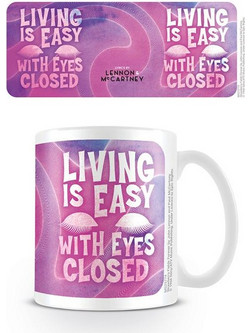 LENNON & MCCARTNEY - Mug - 315 ml - Living Is Easy With Eyes Closed