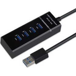 USB 3.0 High Speed 4 Ports HUB Splitter Adapter