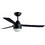 Beacon Bayside Megara 80531018 Ανεμιστήρας Οροφής 121cm 45W με Φως & Τηλεχειριστήριο Μαύρος