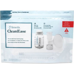Ameda(R) CleanEase Σακουλάκια Αποστείρωσης Φούρνου Μικροκυμάτων (συσκευασία 100 τμχ) - 20 αποστειρώσεις/σακουλάκι