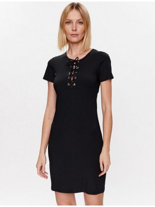 Emporio Armani Mini Καλοκαιρινό Καθημερινό Φόρεμα Μαύρο 2626733R30800020