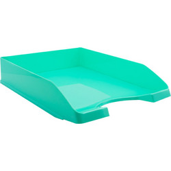 METRON ΔΙΣΚΟΣ ΓΡΑΦΕΙΟΥ ΠΛΑΣΤΙΚΟΣ 26x35x6.5cm ΠΑΣΤΕΛ ΤΙΡΚΟΥΑΖ