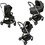 Chicco Trio One4ever Καρότσι Μωρού 3 σε 1 Light Pirate Black