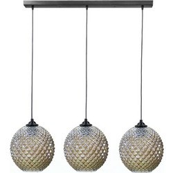 Heronia Lighting Κρεμαστό Φωτιστικό Οροφής Ράγα Τρίφωτο E27 02-0372