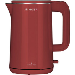 Singer WK-15050 SCR Ανοξείδωτος Βραστήρας 1.5lt 2200W Scarlet Rose