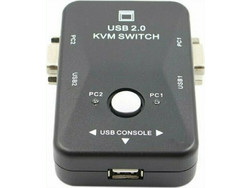 Andowl KVM Switch QY-KVM2 2x VGA / USB