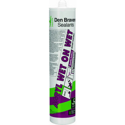 Bostik Den Braven Acryl Wet On Wet Ακρυλική Σιλικόνη Ξύλου Λευκή 310ml