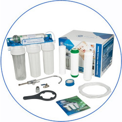 Aqua Filter Alkaline 4ST Τετραπλό Φίλτρο Νερού Κάτω Πάγκου 1/2" με Βρυσάκι