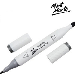 Mont Marte Art Marker Dual Tip GY5 Cool Grey No CG5 - Μαρκαδόρος Ζωγραφικής No CG5 Γκρι MGRD0058_01
