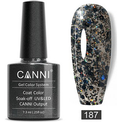 Canni 187 Flickering Night Ημιμόνιμο Βερνίκι Νυχιών 7.3ml