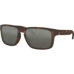 Oakley OO9102 F4 Ανδρικά Γυαλιά Ηλίου Τετράγωνα Κοκάλινα Καφέ με Μαύρο Καθρέπτη Φακό