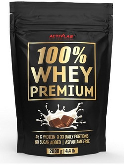 Activlab 100% Whey Premium Protein Milk Chocolate Πρωτεΐνη Ορού Γάλακτος Γράμμωσης 2kg