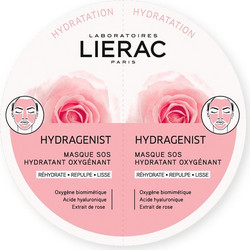 Lierac Hydragenist Κρεμώδης Μάσκα Προσώπου για Ενυδάτωση με Οξυγόνο 2x6ml