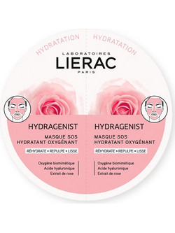 Lierac Hydragenist Κρεμώδης Μάσκα Προσώπου για Ενυδάτωση με Οξυγόνο 2x6ml
