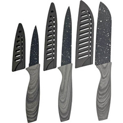 Μαχαίρια γενικής χρήσης με κοφτερές λεπίδες(granite) σετ 3 τεμαχίων