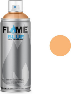 Flame Blue Σπρέι Βαφής Peach Ματ 400ml