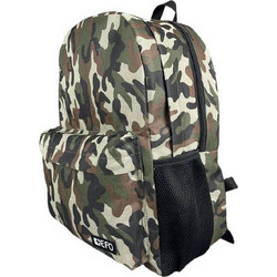 EFO Duo Camo Σχολική Τσάντα Πλάτης Γυμνασίου - Λυκείου Πράσινη 303212