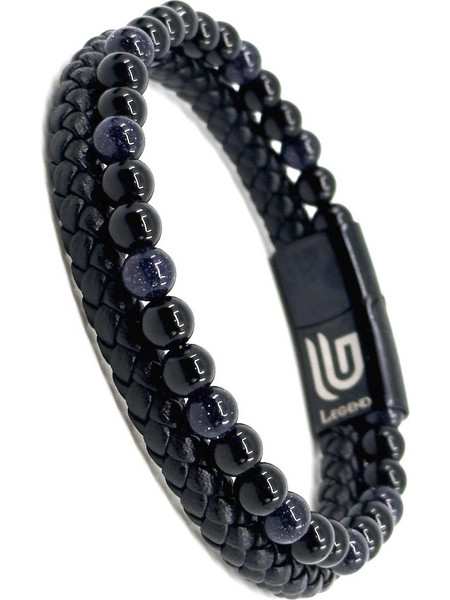 Legend Accessories Ανδρικό Βραχιόλι από Ατσάλι LGD-BR-2070/A