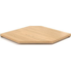 Γωνιακό ράφι Μ63xΠ63xΥ5cm