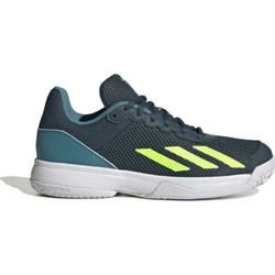 Adidas Courtflash Παιδικά Αθλητικά Παπούτσια για Τένις Πετρόλ IG9534