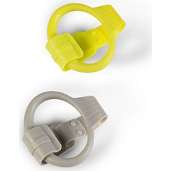 Cangaroo Χειρολαβές για Παρκοκρέβατο Yellow Grey 3800146263300