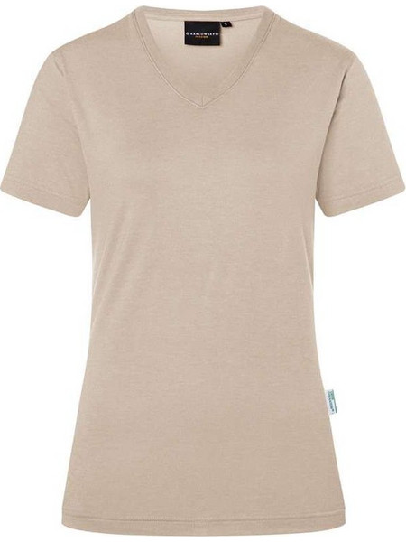 Μπλούζα T-shirt γυναικεία συνθετική μπεζ Casual-Flair