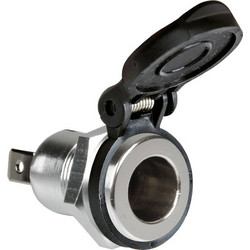 Lampa Πριζα Αναπτηρα Din Αλουμινιου Με Καπακι 12/24V (ΑΡΣΕΝΙΚΟ: 3902.7) - (39132)
