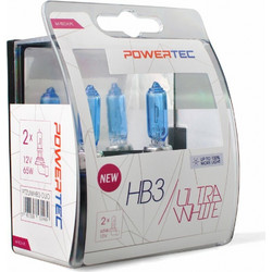 M-tech HB3 Powertec Ultra White Αλογόνου 12V 65W 2τμχ
