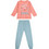 Energiers Παιδική Πιτζάμα Βαμβακερή Χειμωνιάτικη Κοραλί Πράσινη Mint 35-123302-9