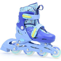 Combo Shark Inline Αυξομειούμενα Rollers Παιδικά Μπλε HS-TNK-000013998