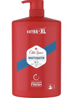 Old Spice Whitewater 3 In 1 Σαμπουάν & Αφρόλουτρο για Επανόρθωση 1lt