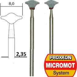 PROXXON 28272 μυτες τροχισματος σιλικονουχου καρβιδιου 2τεμ