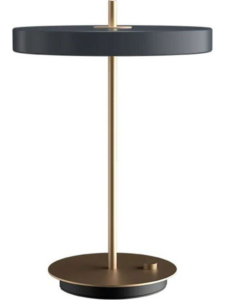 Φωτιστικό Επιτραπέζιο Asteria 2306 Φ31x41,5cm Dim Led 600lm 13W 3000K Anthracite-Brass Umage
