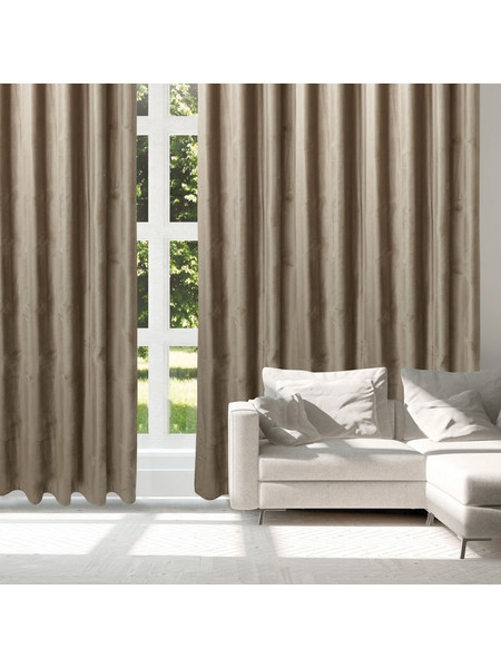 Das Home Κουρτίνα Συσκότισης Βελουτέ με Τρουκς 140x270 2227