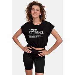 Target Γυναικείο Αθλητικό Crop Top Μαύρο S23/65124-10