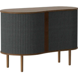 Μπουφές Audacious Horizons S 5800C706-04 100x50x67cm Dark Oak-Dark Grey Umage Polyester,Ξύλο