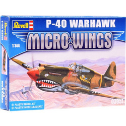 Revell Micro Wings Model P-40 Warhawk Συναρμολογούμενο Πλαστικό Μοντέλο Αεροπλάνου 1:444