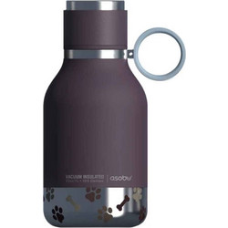 Asobu Dog Bowl Bottle Burgunder 975ml Μπουκάλι Σκύλου με Ενσωματωμένο Μπολ Βουργουνδί