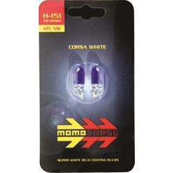 Λάμπα H151 5W T10 Χωρίς Κάλυκα Super White 2τμχ Momo 909.LAMCORW5H151