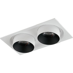 Φωτιστικό Γραφείου Χωνευτό Outsider LED 30W 3000K 6200Lm Αλουμίνιο Λευκό Intec