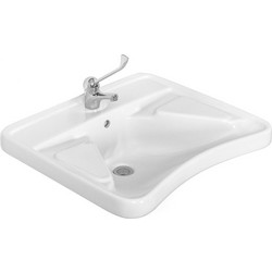 Karag Remas Lavabo Κρεμαστός Νιπτήρας Μπάνιου Πορσελάνης 65x57cm Λευκός
